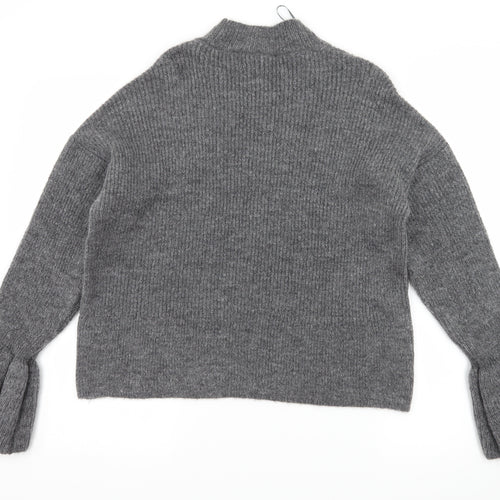 Marks and Spencer Womens Grey  Knit Pullover Jumper Size M
