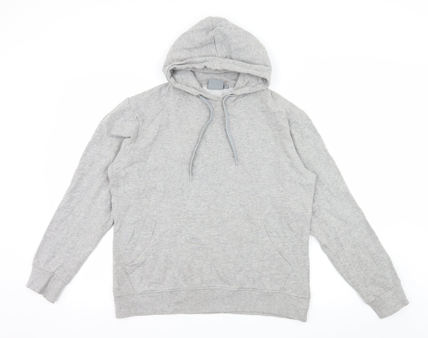 Blue Fin Womens Grey  Jersey Pullover Hoodie Size S