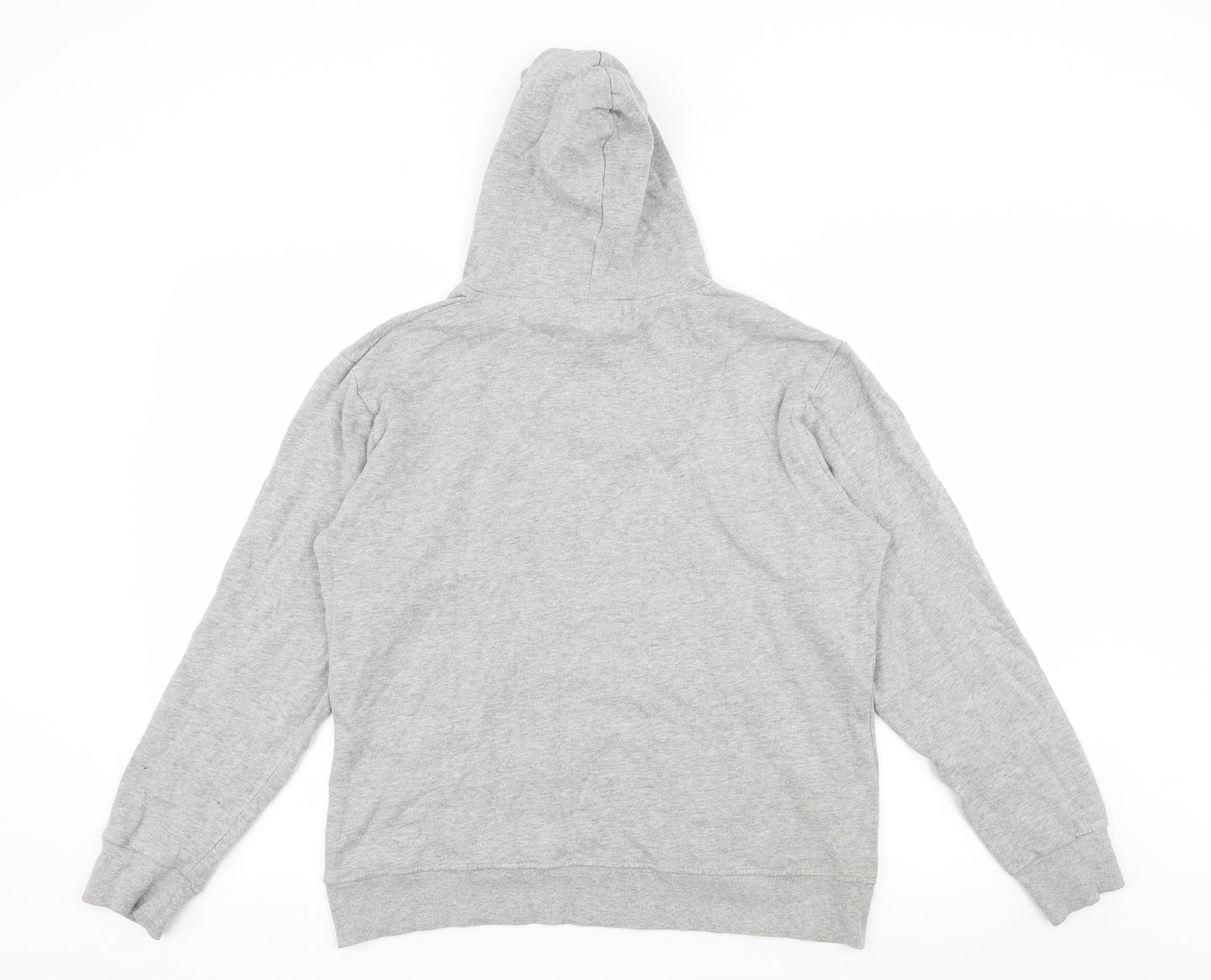 Blue Fin Womens Grey  Jersey Pullover Hoodie Size S