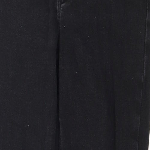 Denim & Co. Womens Black  Denim Skinny Jeans Size 10 L27 in
