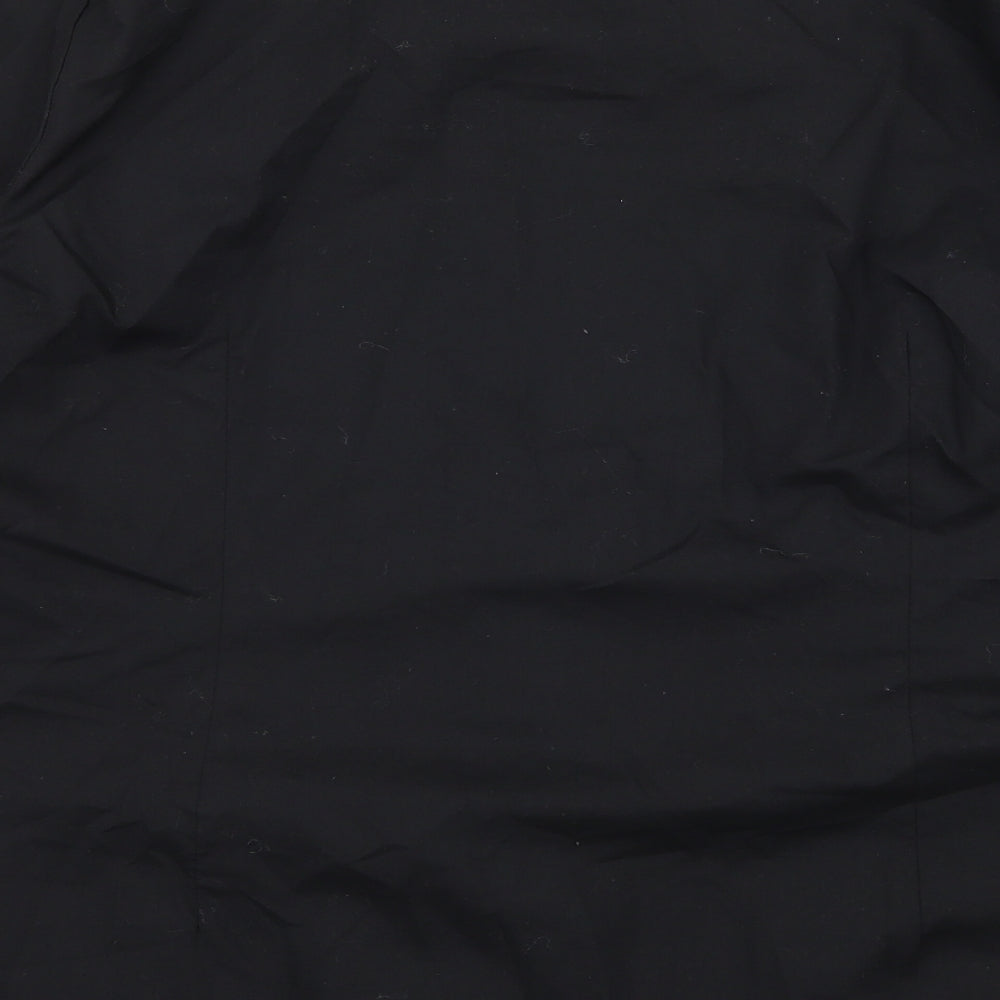 Peacocks Womens Black   Basic Button-Up Size 18