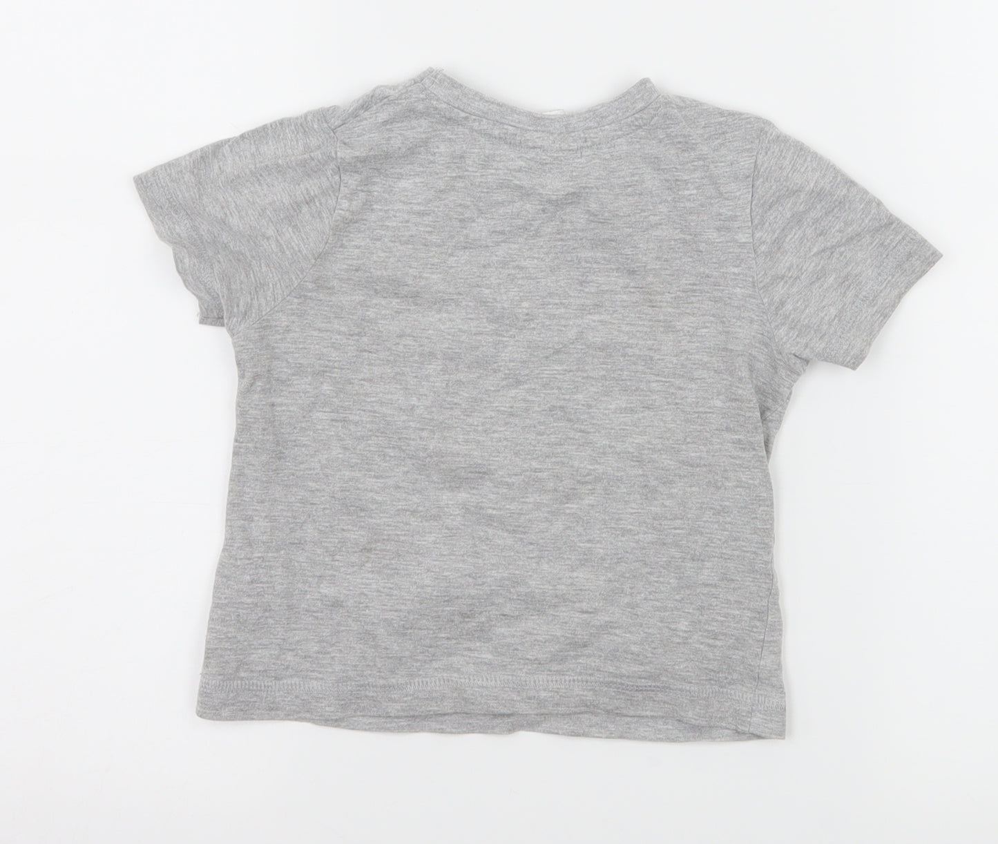 George Boys Grey Solid Jersey Cami Pyjama Top Size 18-24 Months  - PJ Masks