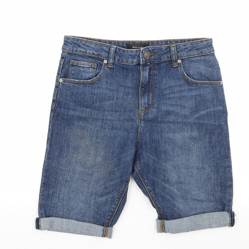 River Island Boys Blue  Denim Bermuda Shorts Size 11-12 Years