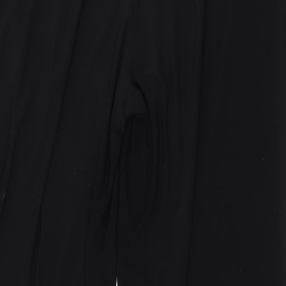 George Womens Black  Jersey Trousers  Size 14 L27 in