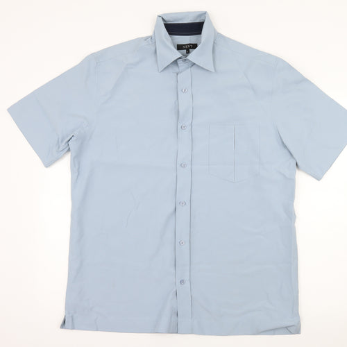 NEXT Mens Blue    Button-Up Size L
