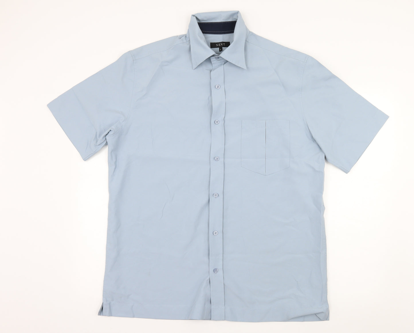 NEXT Mens Blue    Button-Up Size L