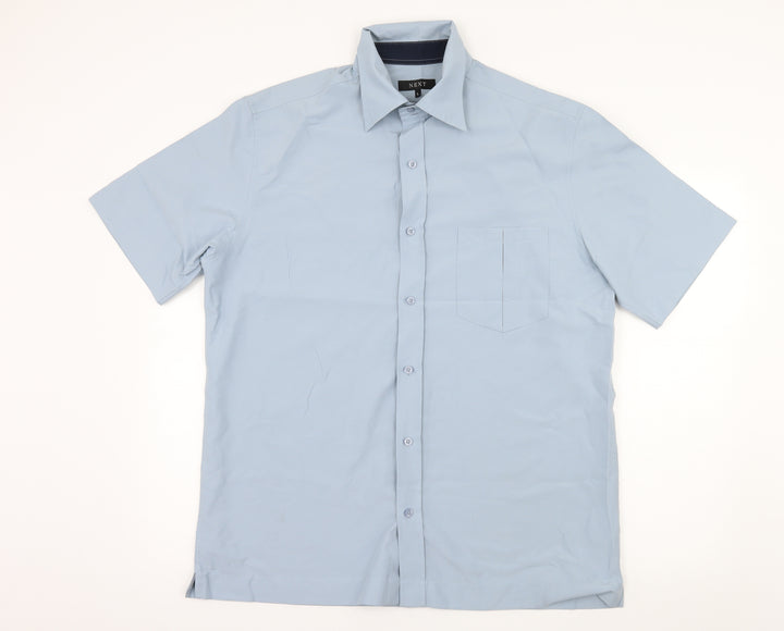 NEXT Mens Blue    Button-Up Size L