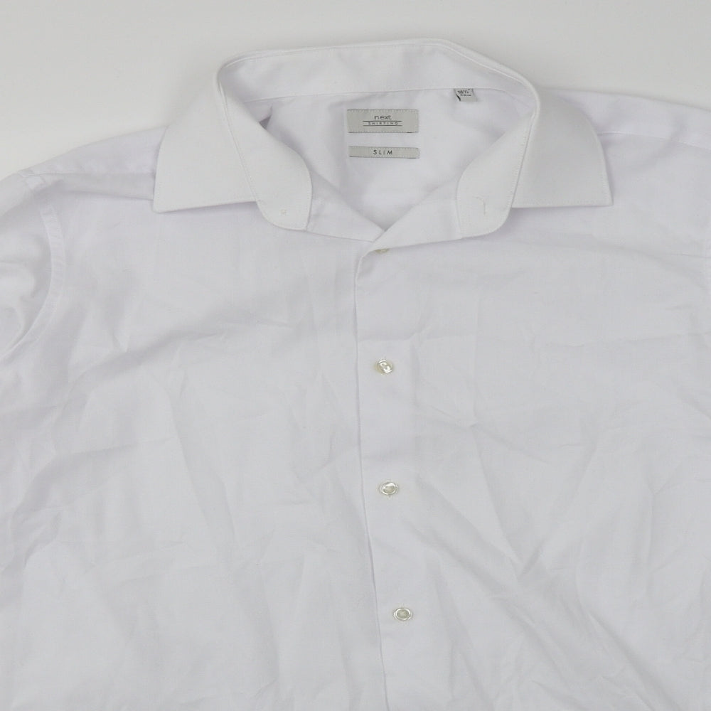 NEXT Mens White    Dress Shirt Size 16.5