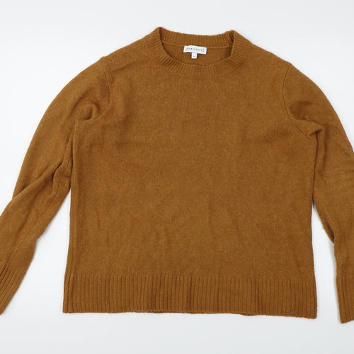 Warehouse Womens Brown  Knit Pullover Jumper Size 16