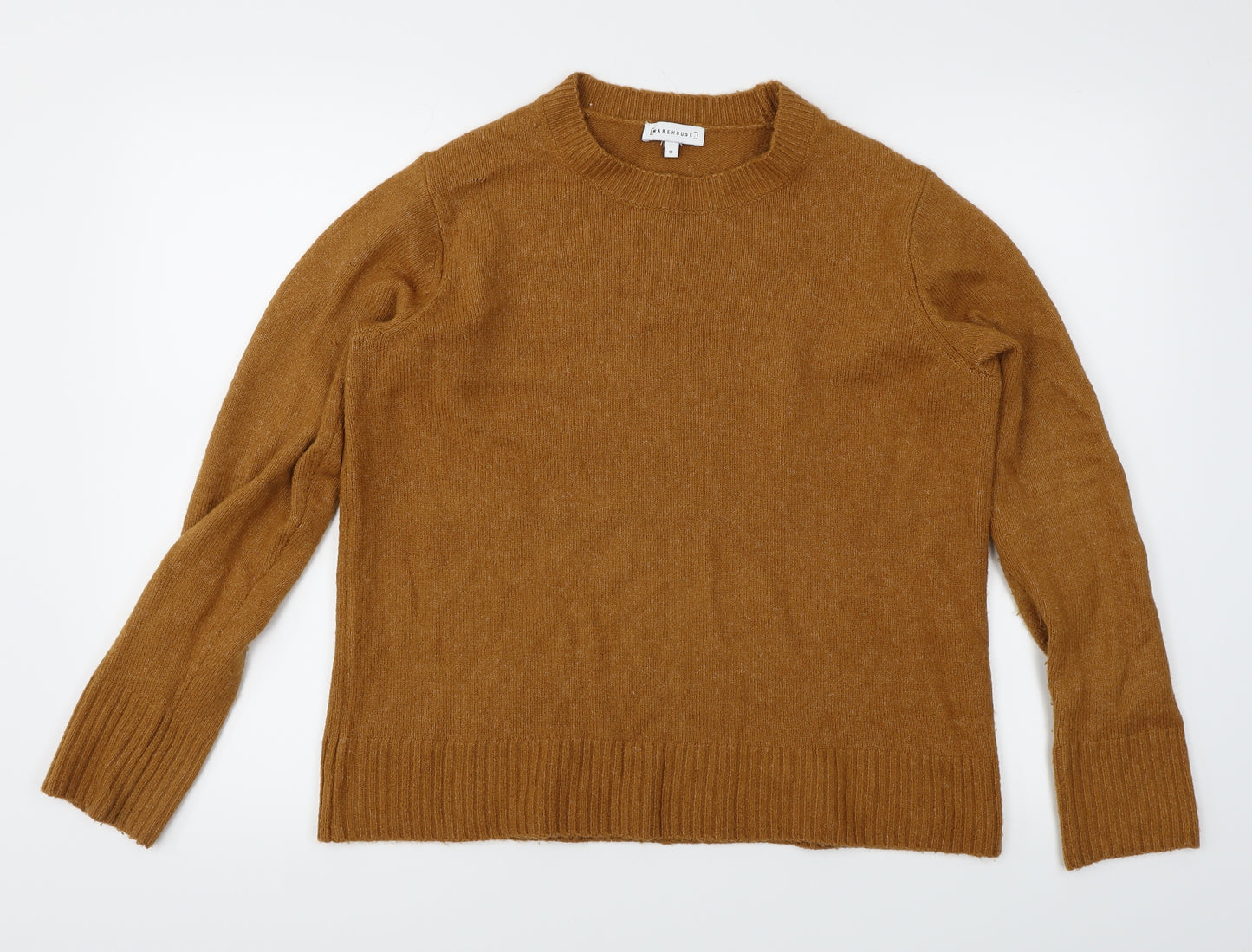 Warehouse Womens Brown  Knit Pullover Jumper Size 16