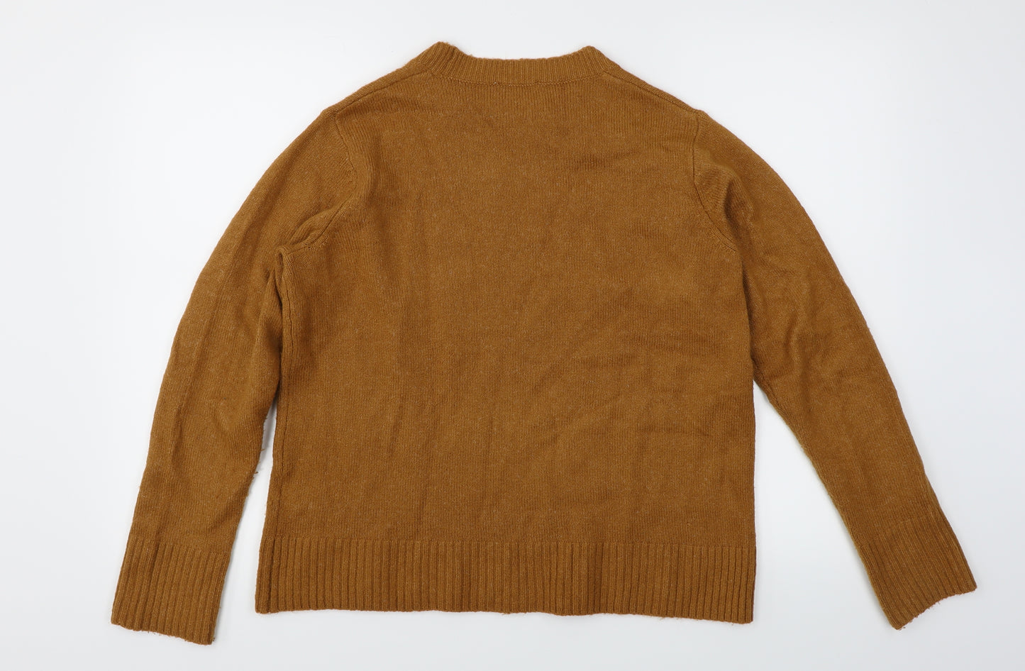 Warehouse Womens Brown  Knit Pullover Jumper Size 16