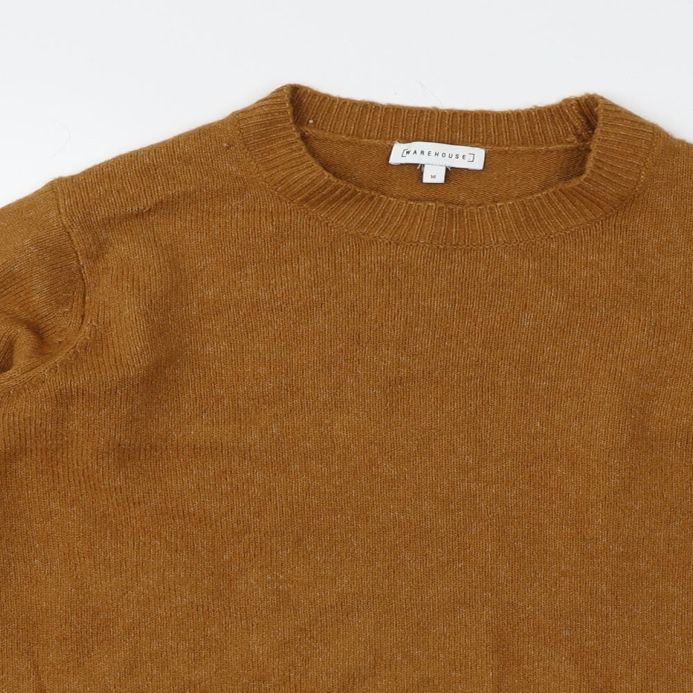 Warehouse Womens Brown  Knit Pullover Jumper Size 16
