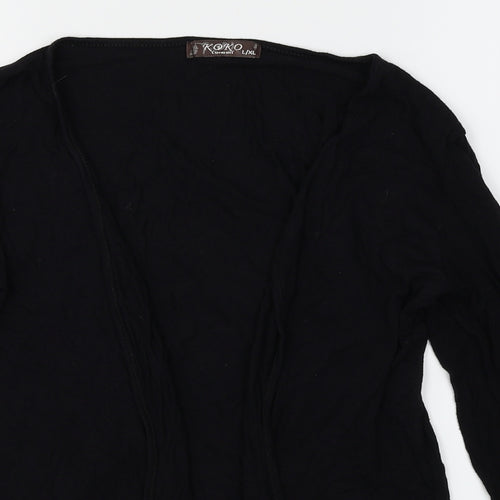 KOKO Womens Black   Cardigan Jumper Size L