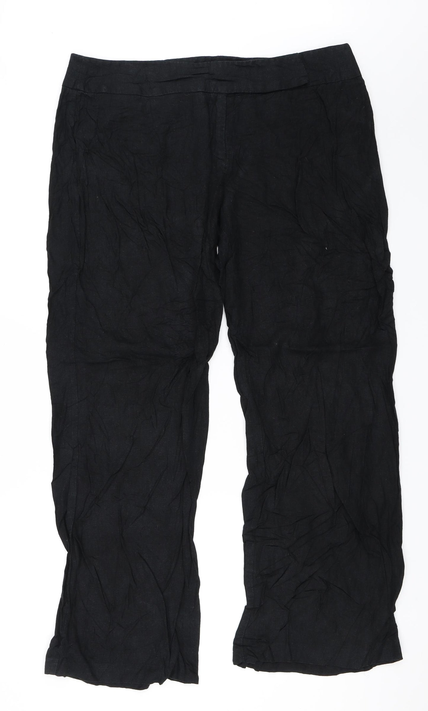 George Womens Black   Trousers  Size 18 L31 in