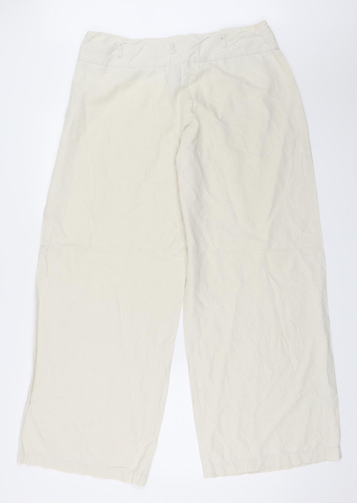 Fransa Womens Beige   Trousers  Size 44 L31 in