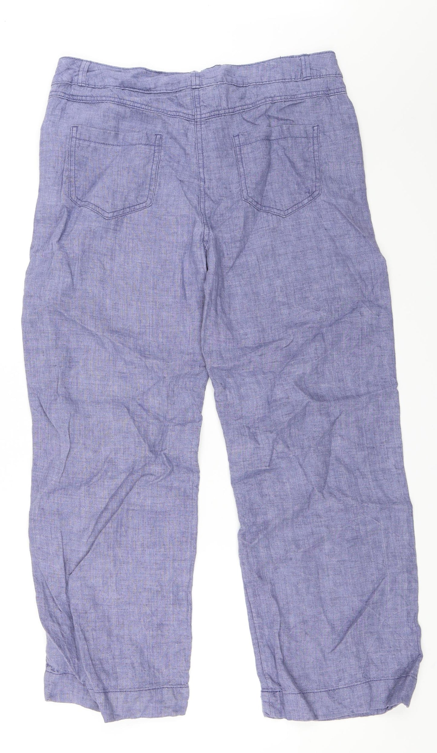 George Womens Blue   Trousers  Size 12 L28 in