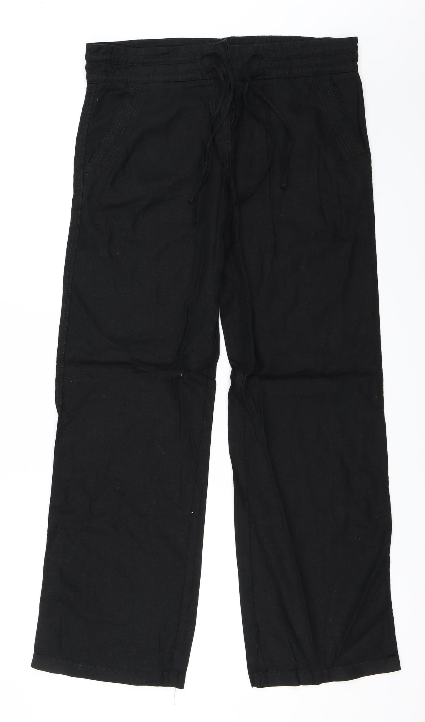 NEXT Womens Black   Trousers  Size 12 L31 in