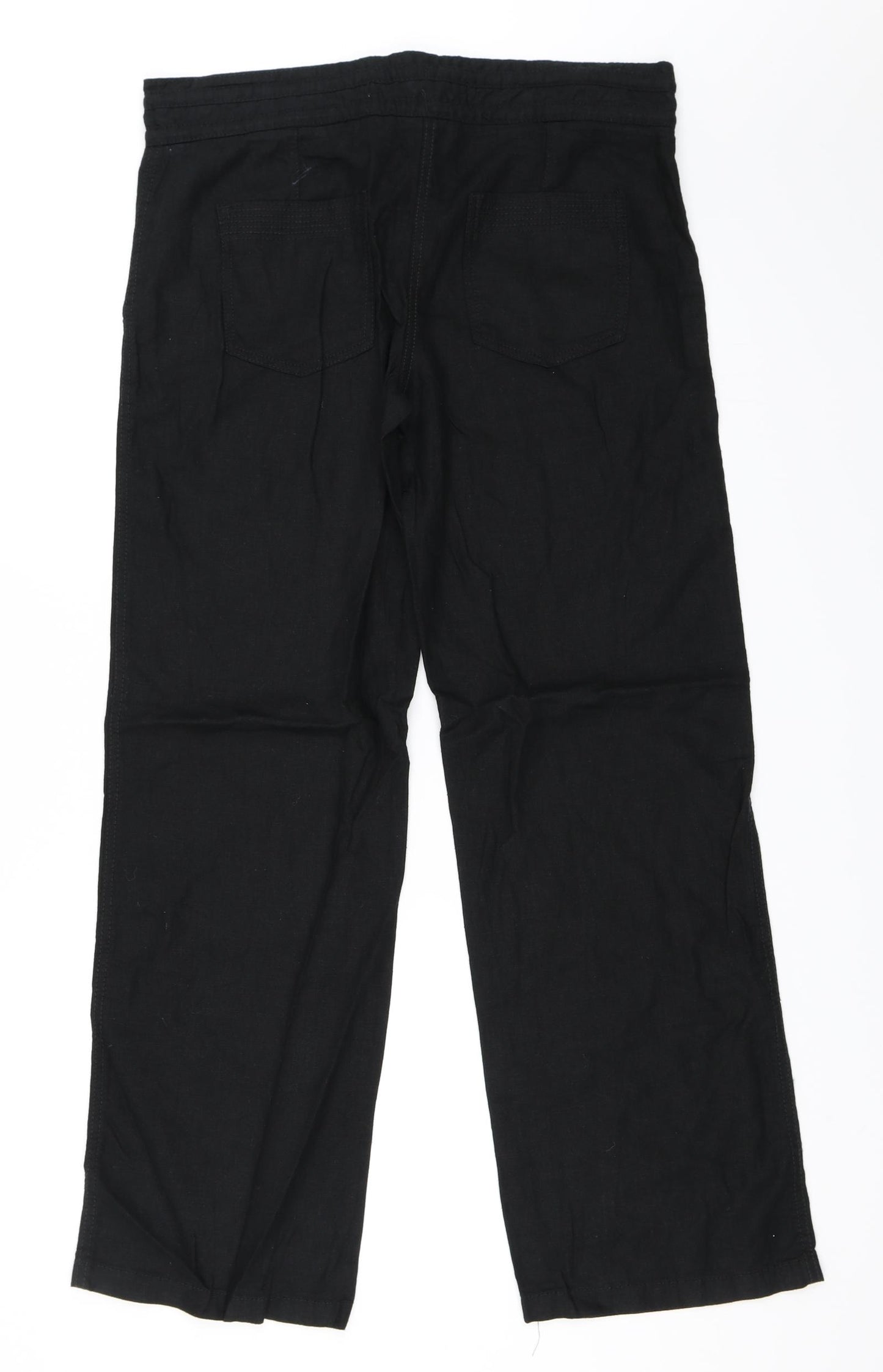 NEXT Womens Black   Trousers  Size 12 L31 in