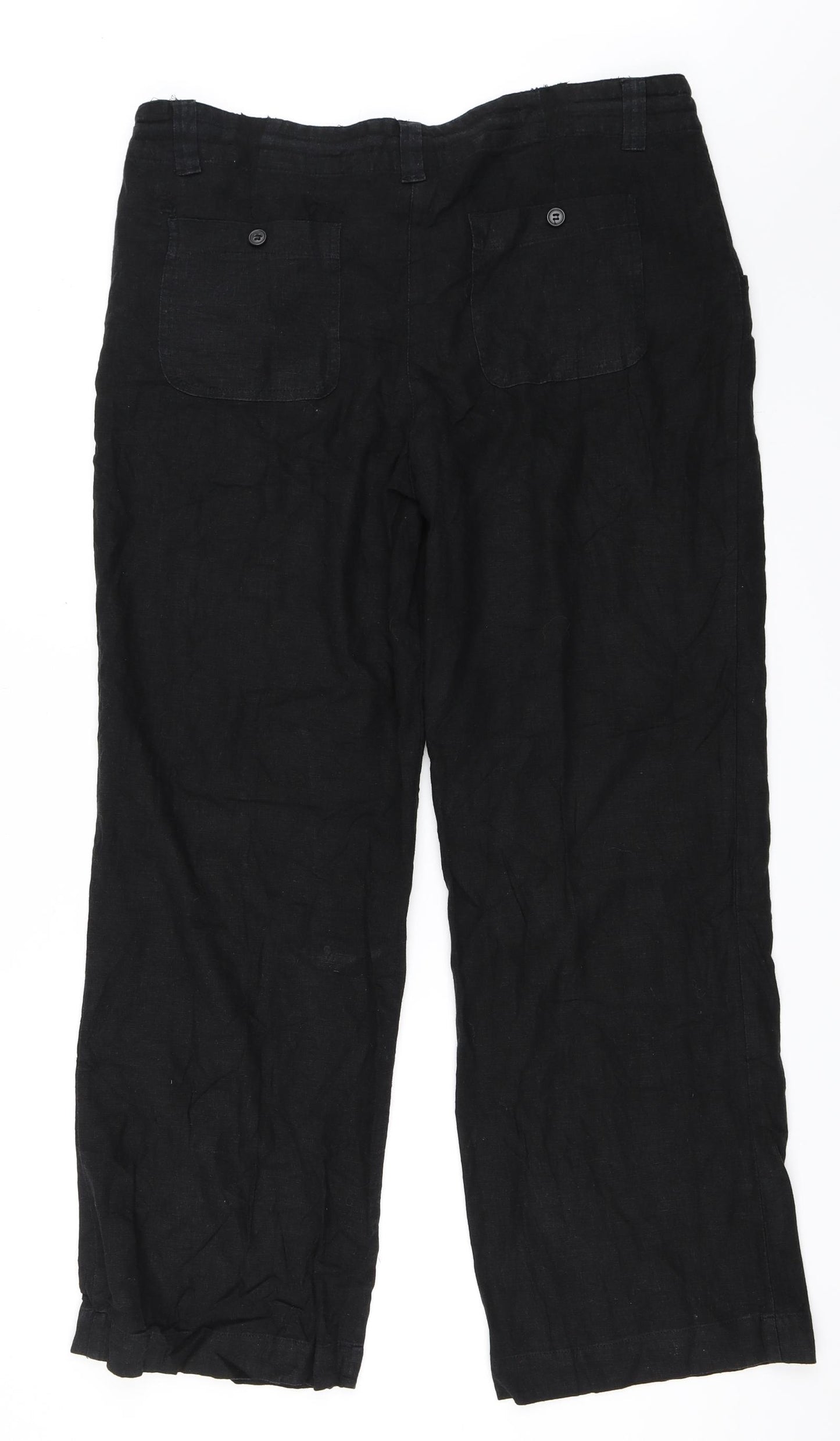 XE Womens Black   Trousers  Size 18 L29 in