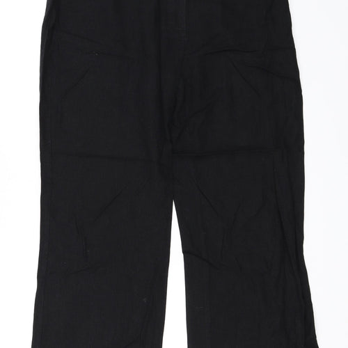 Marks and Spencer Womens Black   Trousers  Size 14 L28 in