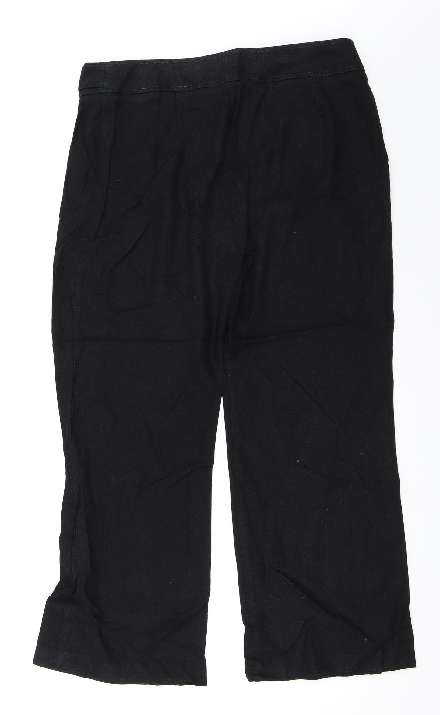 Marks and Spencer Womens Black   Trousers  Size 14 L28 in