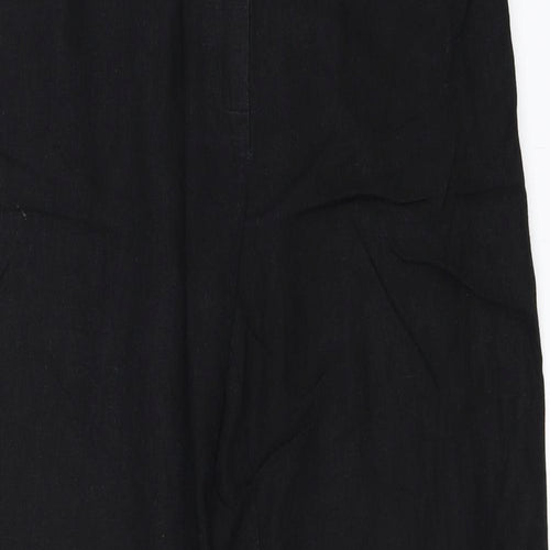 Marks and Spencer Womens Black   Trousers  Size 14 L28 in