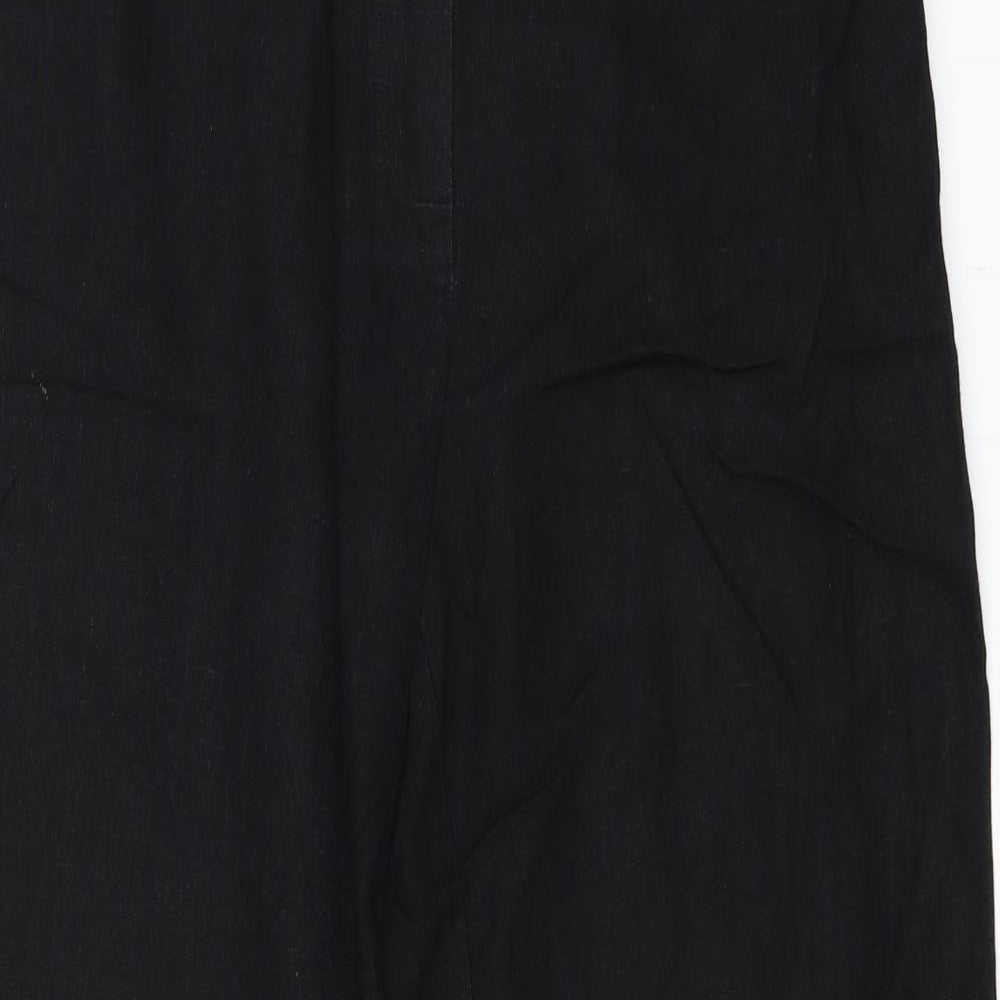 Marks and Spencer Womens Black   Trousers  Size 14 L28 in