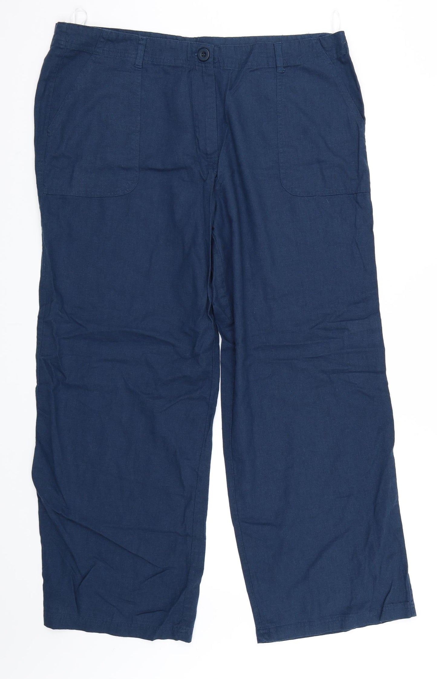 Ellie Louise Womens Blue   Trousers  Size 20 L28 in