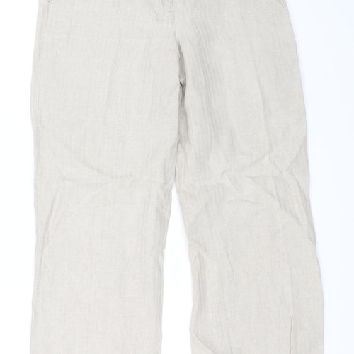 EAST Womens Beige   Trousers  Size 12 L31 in
