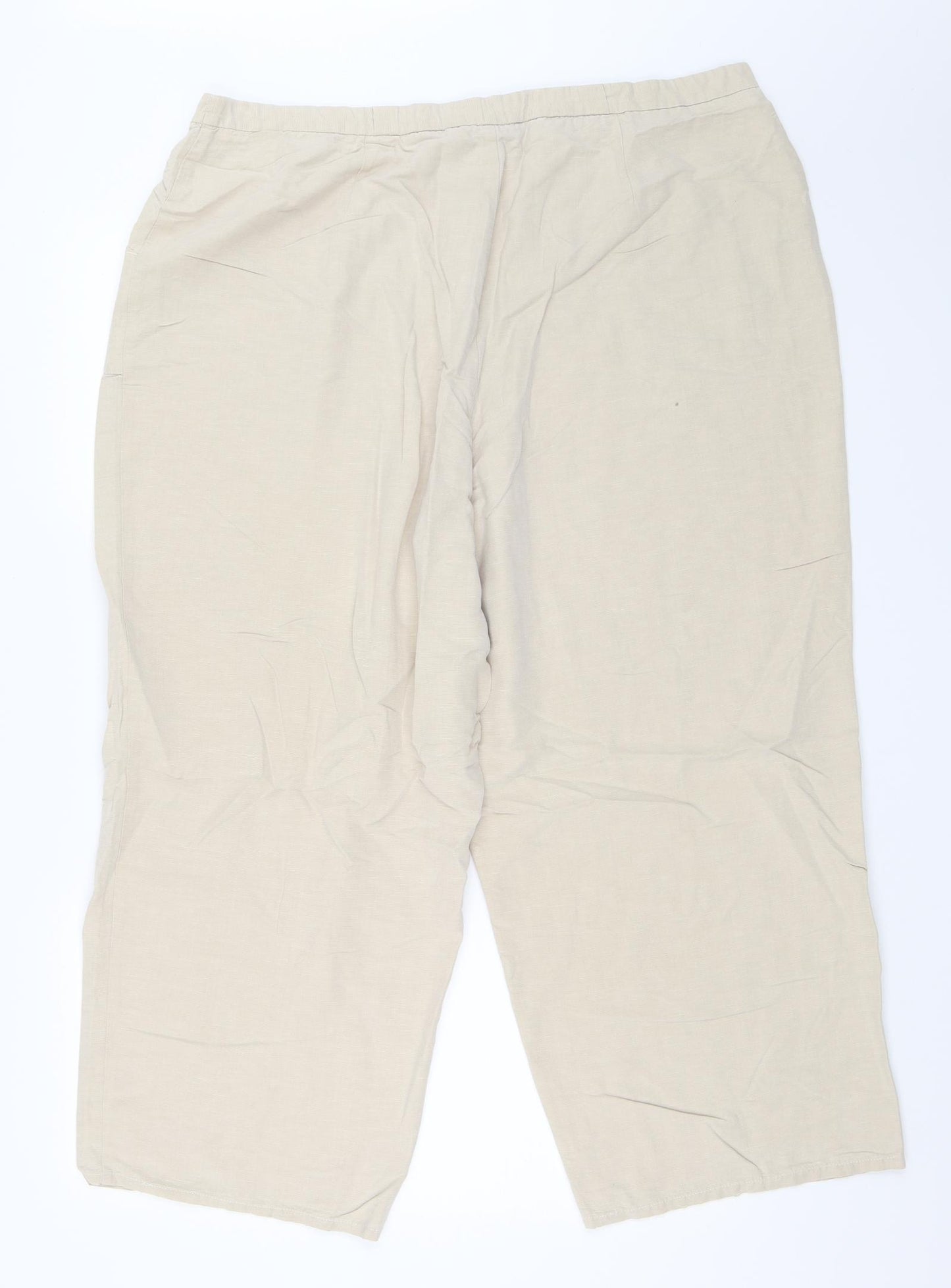 George Womens Beige   Trousers  Size 22 L26 in