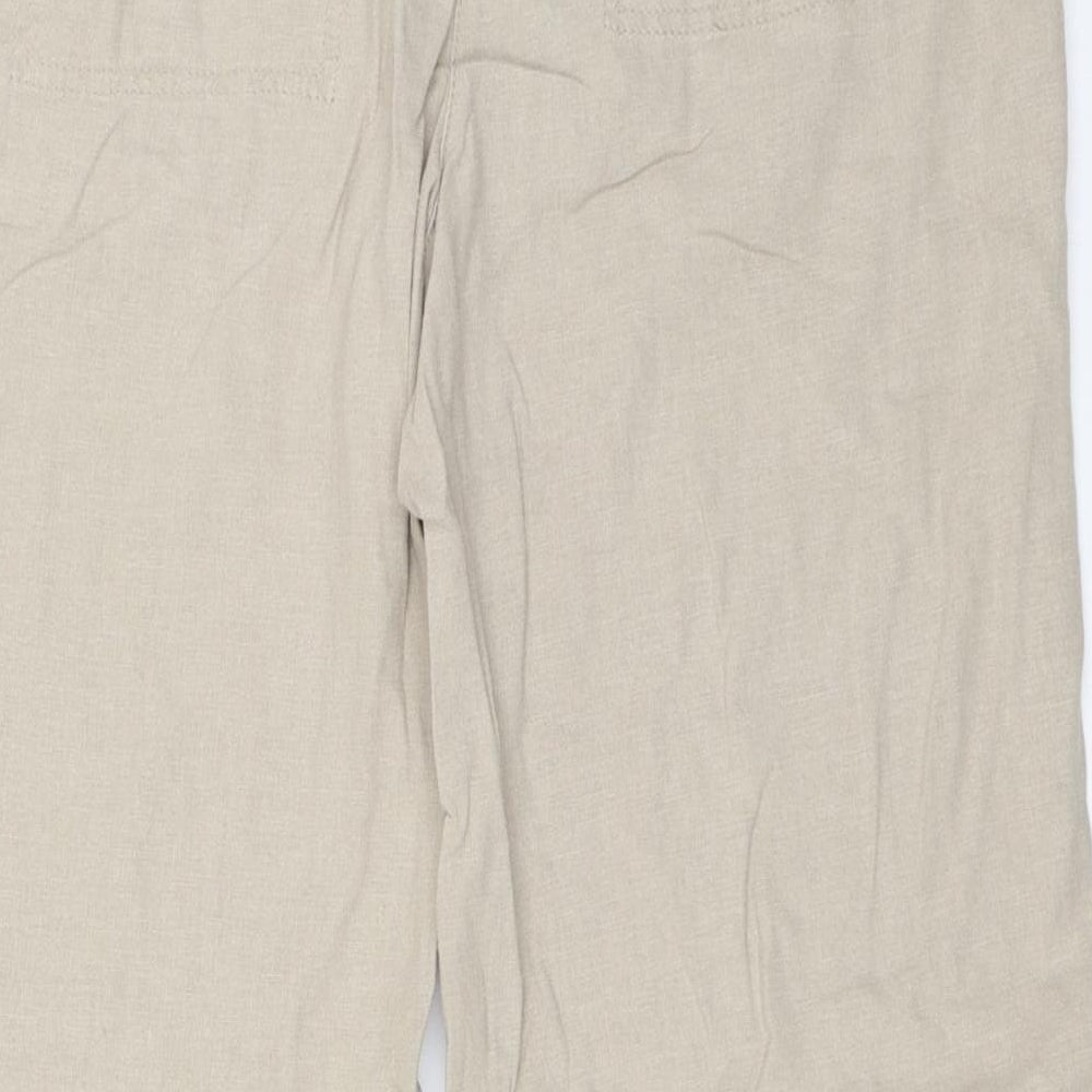 Debenhams Womens Beige   Trousers  Size 14 L28 in