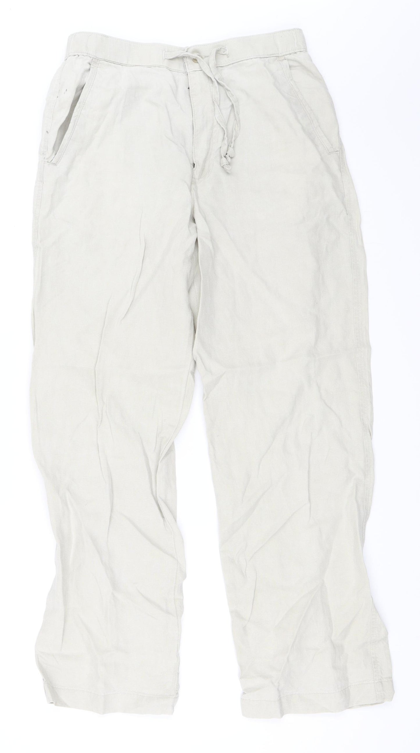 Marks and Spencer Womens Beige   Trousers  Size 31 in L29 in