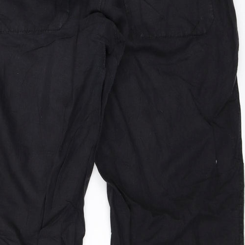H&M Womens Black   Trousers  Size 40 L31 in