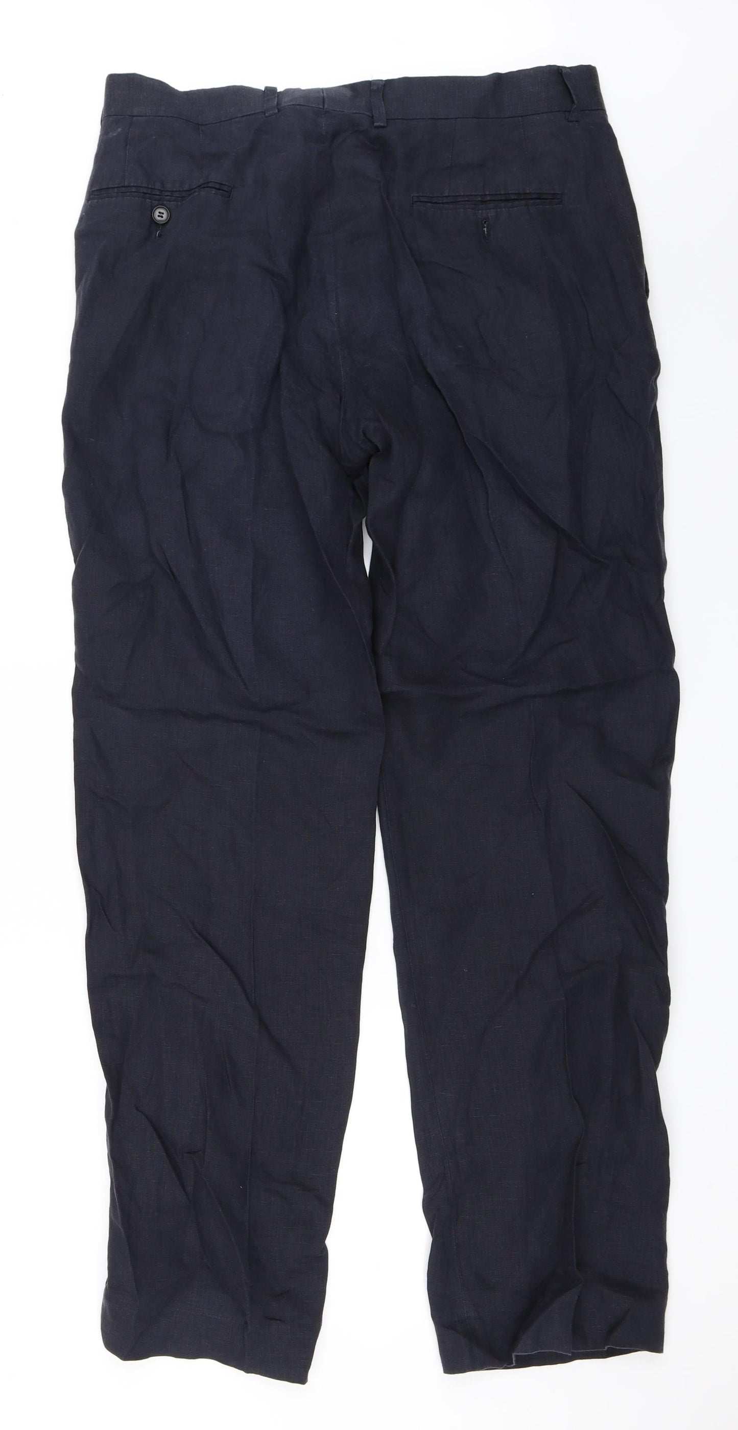 Preworn Mens Blue   Trousers  Size 34 in L34 in
