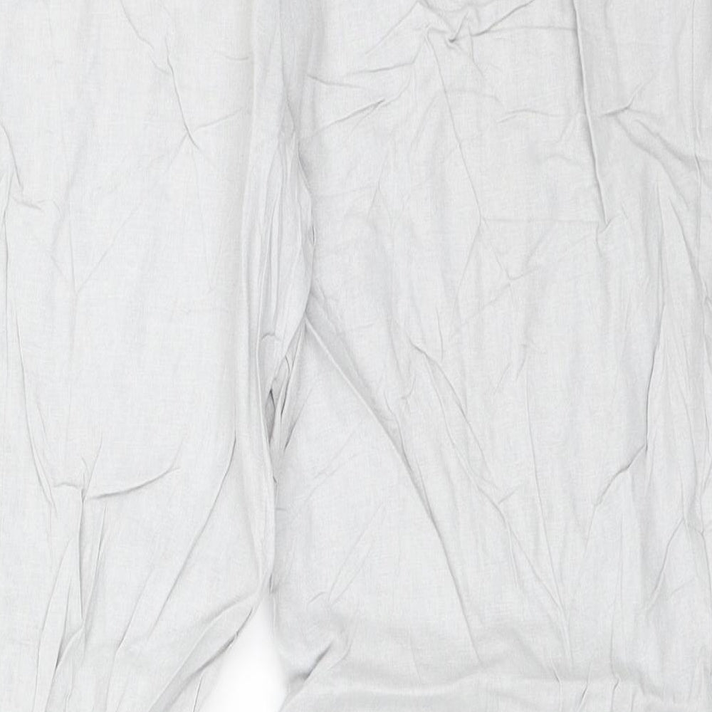 Marks and Spencer Womens Grey   Trousers  Size 14 L27 in