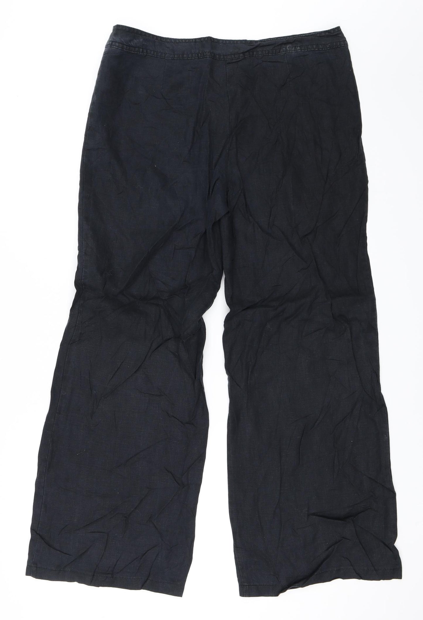Marks and Spencer Womens Black   Trousers  Size 12 L30 in
