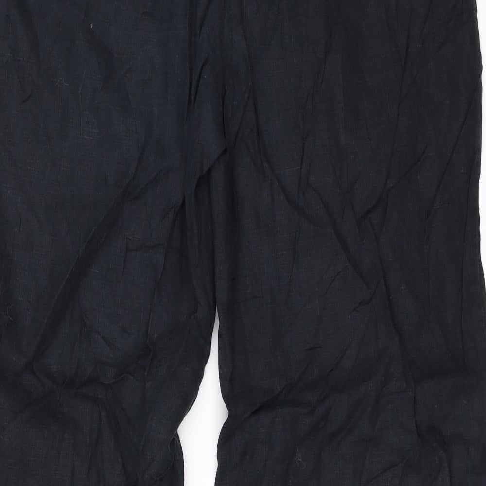 Marks and Spencer Womens Black   Trousers  Size 12 L30 in