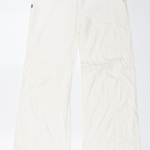 F&F Womens Ivory   Trousers  Size 8 L30 in