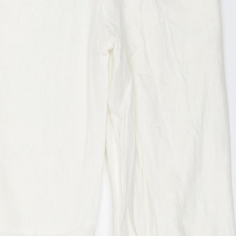 George Womens Ivory   Trousers  Size 10 L29 in
