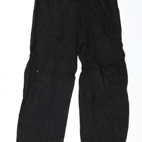 Saloos Womens Black   Trousers  Size 16 L25 in