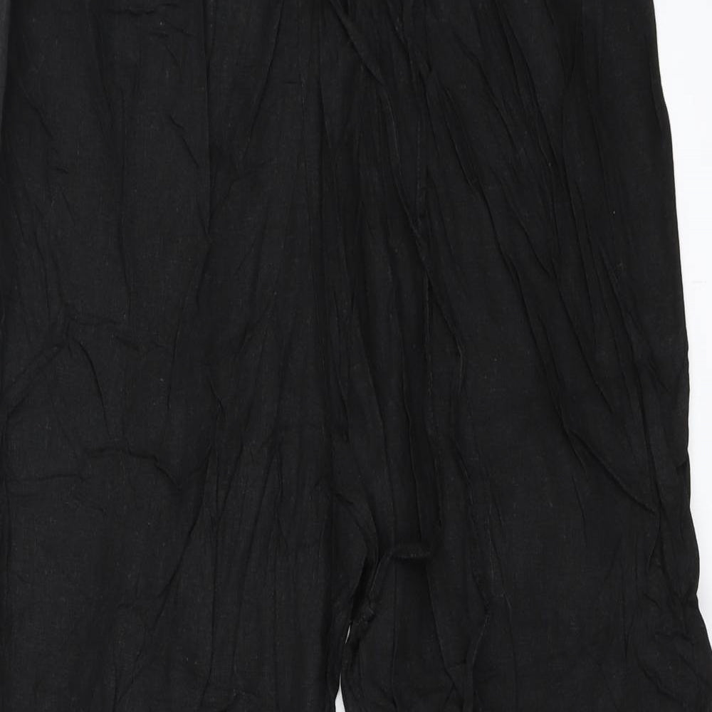 Saloos Womens Black   Trousers  Size 16 L25 in