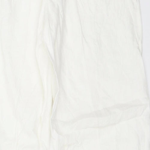 EAST Womens White   Trousers  Size 14 L30 in