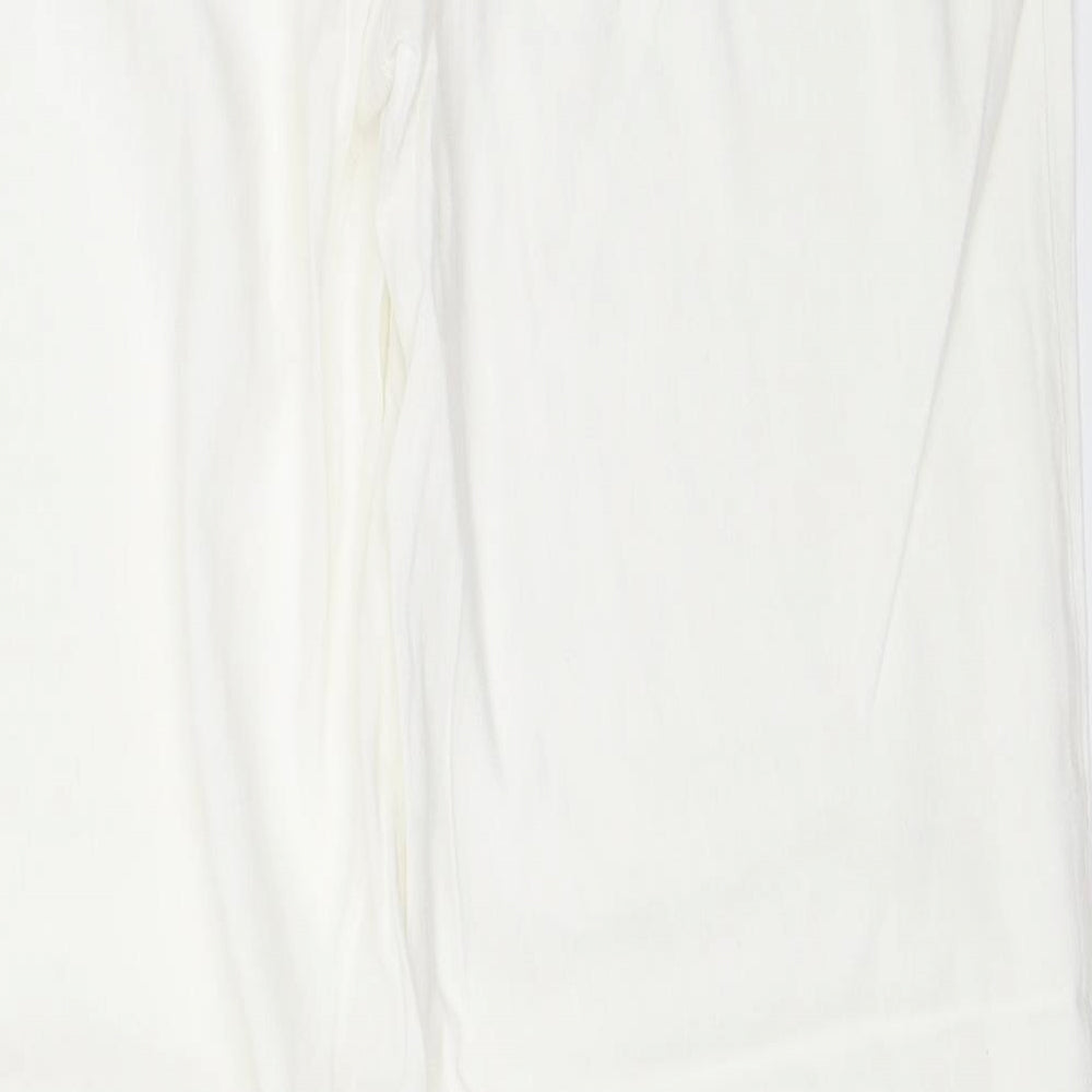 Marks and Spencer Womens Ivory   Trousers  Size 14 L32 in