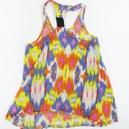 M&S Girls Multicoloured Batik  Camisole Dress Shirt Size 9 Years
