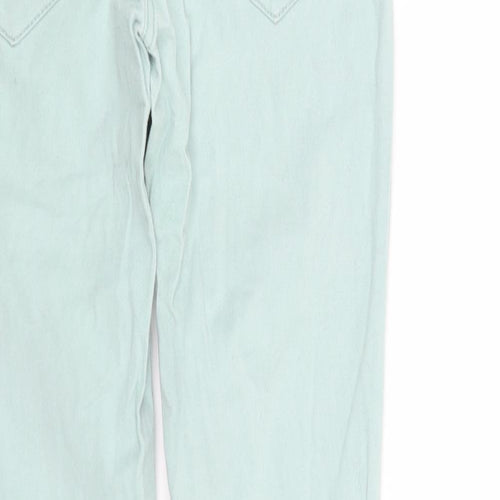 NEXT Girls Green   Straight Jeans Size 12 Years
