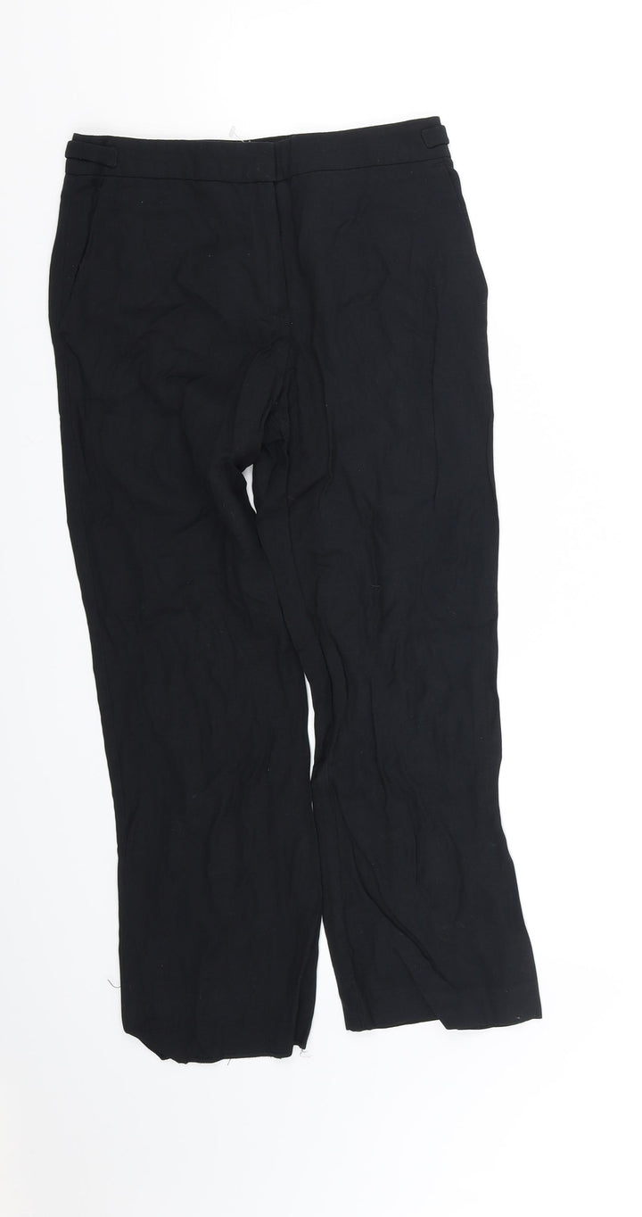 pre worn Womens Black Straight Jeans Size 10 L20 in