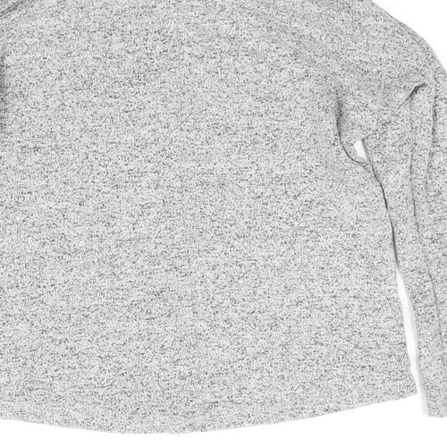 pre worn Girls Grey   Basic T-Shirt Size 9-10 Years