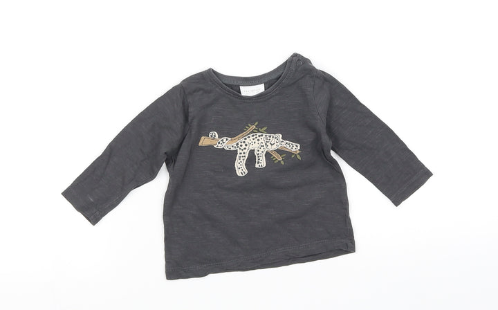 NEXT Baby Grey   Basic T-Shirt Size 3-6 Months