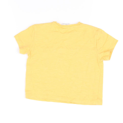 Zara  Yellow   Basic T-Shirt Size 6-9 Months
