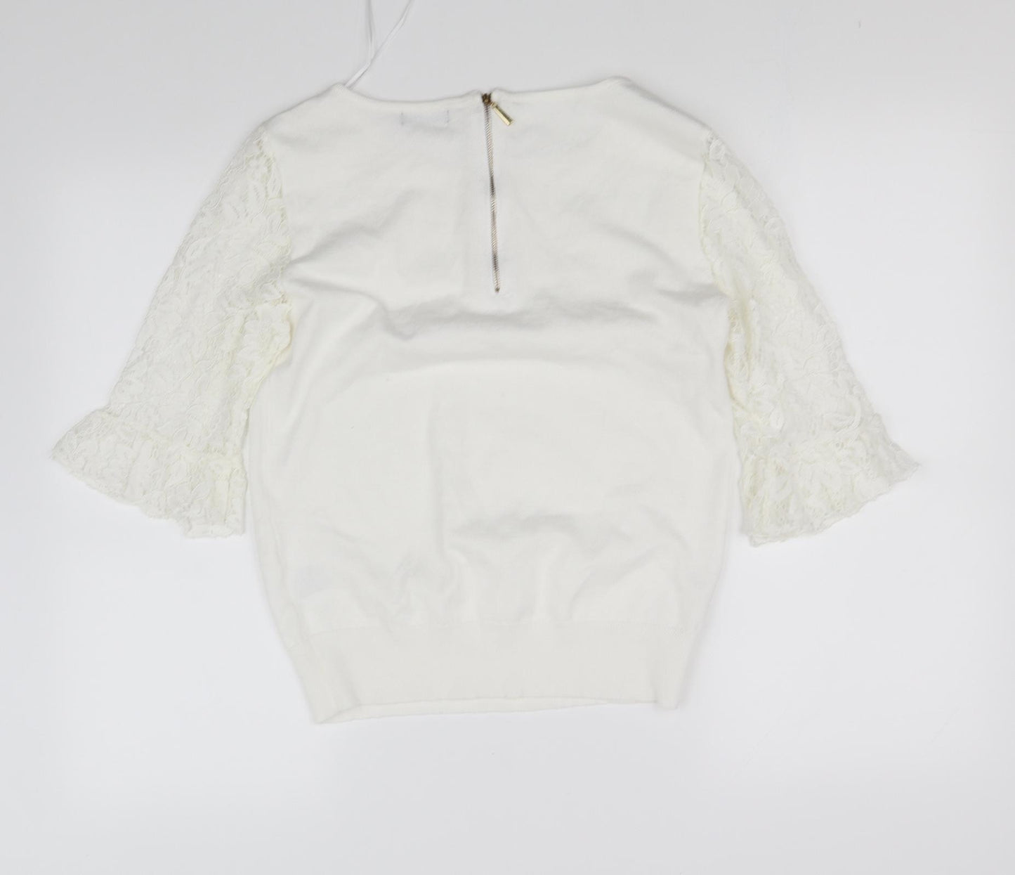 Roman Womens White   Basic Blouse Size 12
